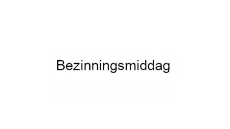 Bezinningmiddag